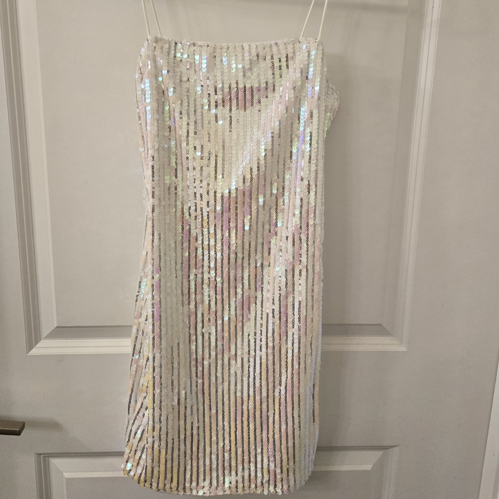 Sequin Strappy Dress